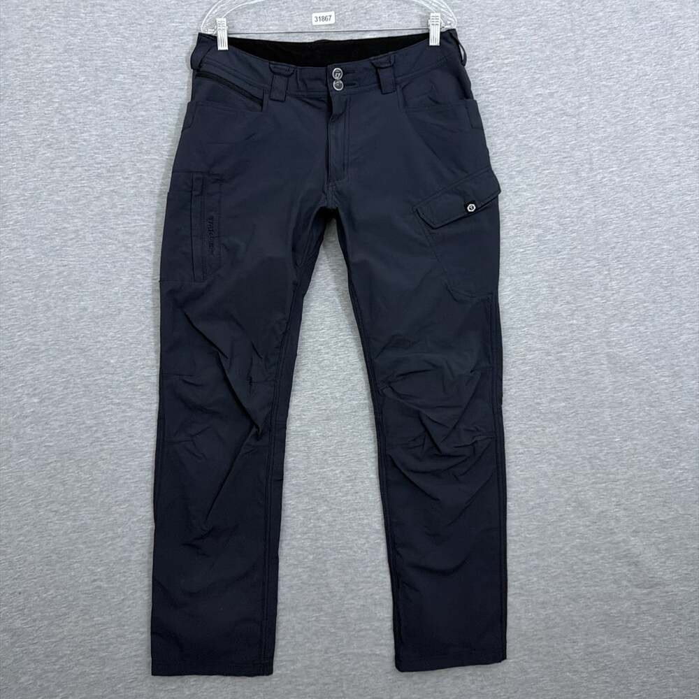 Truewerk Men's Size 34x34 Gray Nylon T1 Werkpants Straight Leg Cargo Zip Pocket
